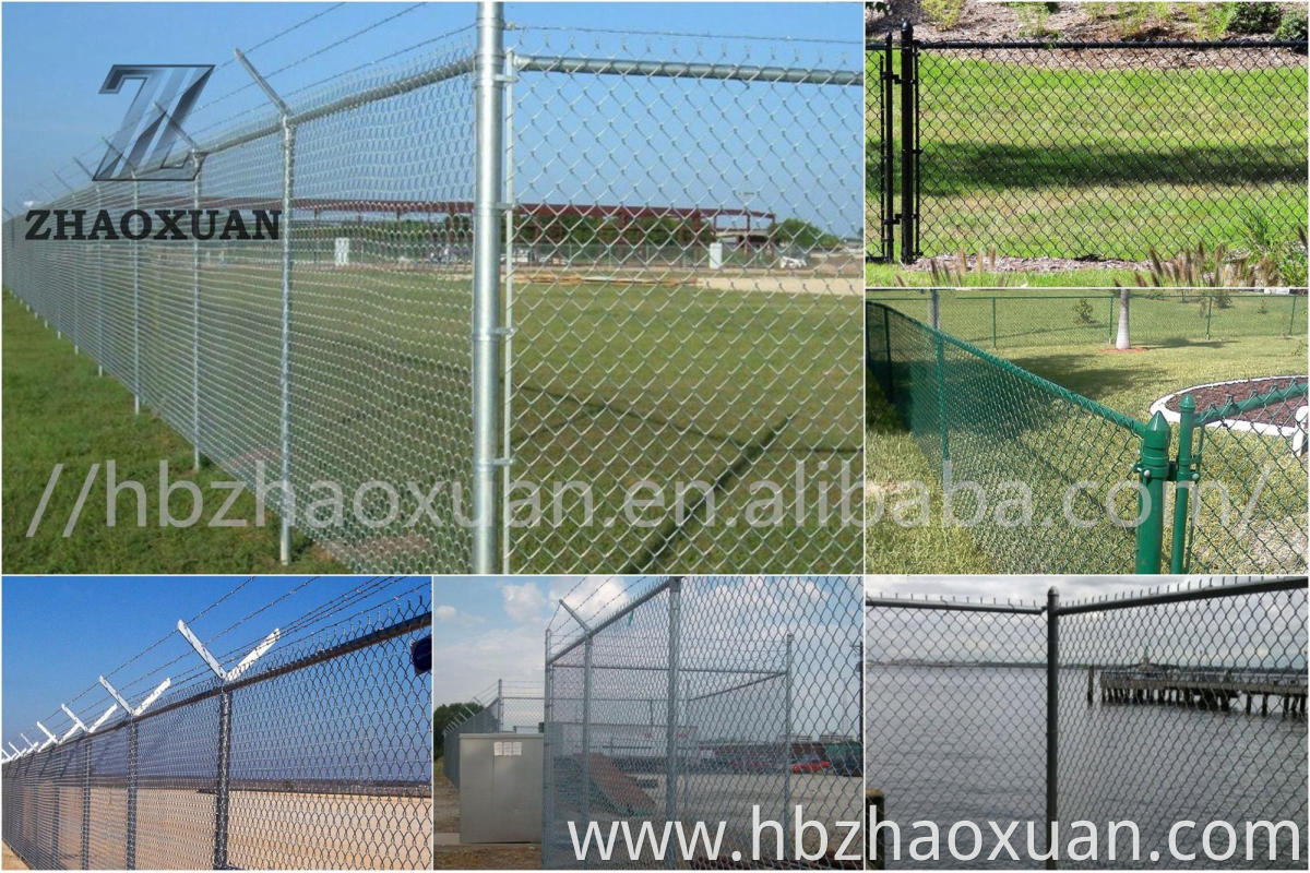 New Galvanized Metal Fence Panels Chain Link Fence Hot Sale